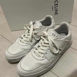 celine - 正規品 セリーヌ スニーカー ホワイト 靴 レザー 42
