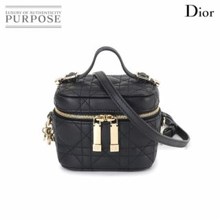 Christian Dior - 未使用 展示品 クリスチャン ディオール Christian Dior レディディオール マイクロ バニティ 2way ハンド ショルダー バッグ ブラック VLP 90192667