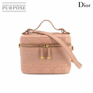 クリスチャンディオール(Christian Dior)の新品同様 クリスチャン ディオール Christian Dior DIORTRAVEL スモール ヴァニティ 2way ハンド ショルダー バッグ レザー ピンク VLP 90193156(ハンドバッグ)