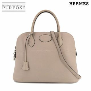 エルメス(Hermes)のエルメス HERMES ボリード 35 2way ハンド ショルダー バッグ トリヨンクレマンス トゥルティエールグレー シルバー 金具 □D刻印 VLP 90201374(ハンドバッグ)