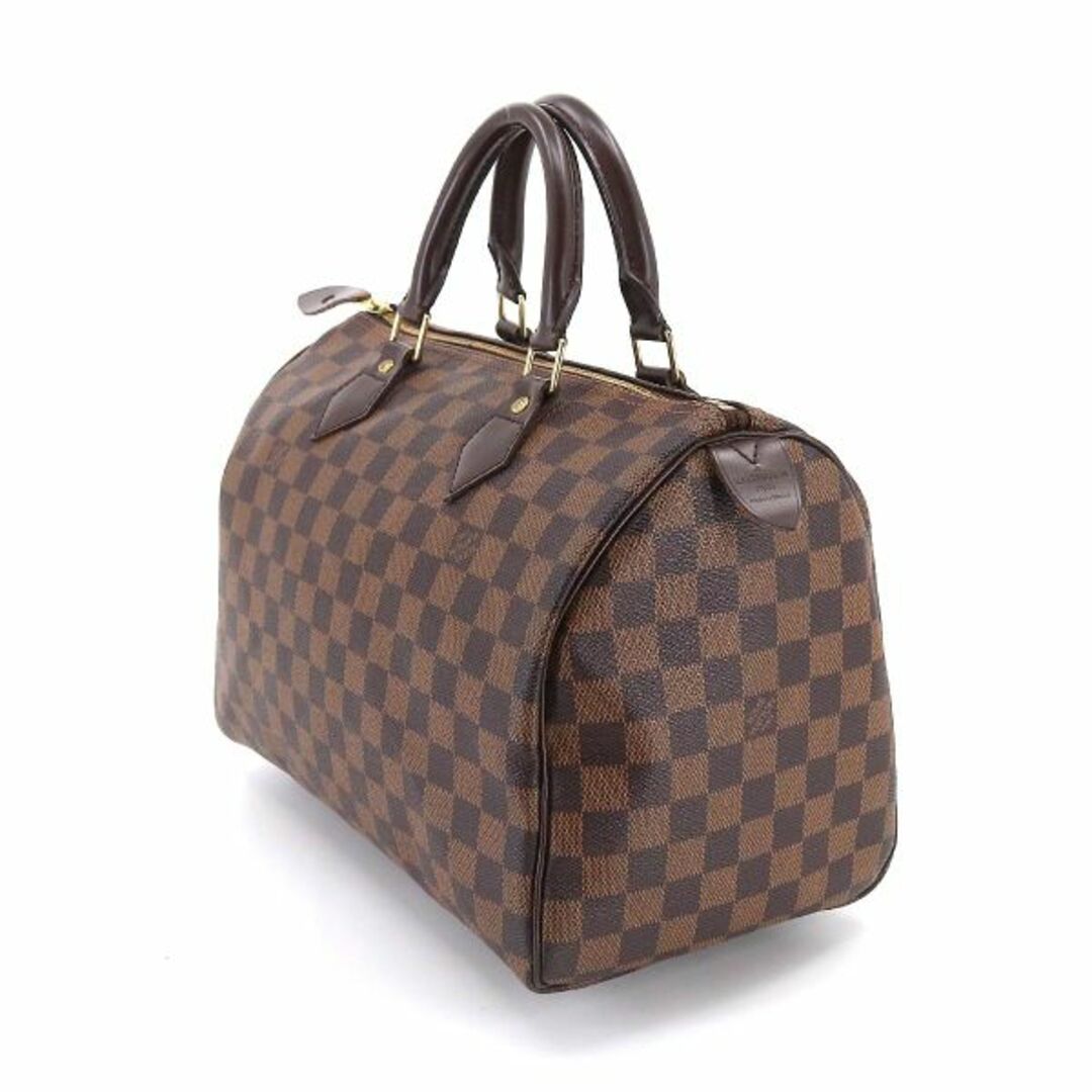 LOUIS VUITTON(ルイヴィトン)のルイ ヴィトン LOUIS VUITTON ダミエ スピーディ 30 ハンド バッグ エベヌ N41531 ブラウン ゴールド 金具 VLP 90206601 レディースのバッグ(ハンドバッグ)の商品写真