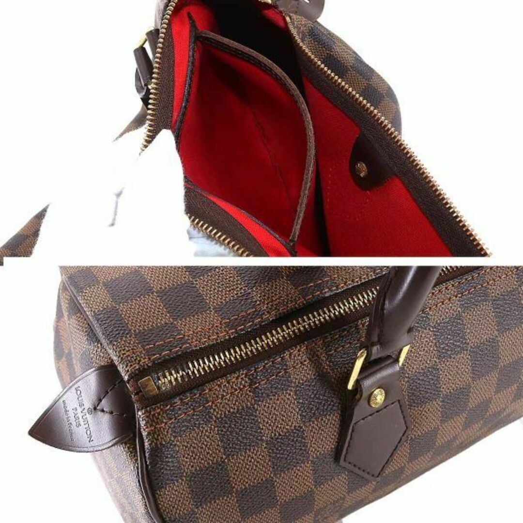 LOUIS VUITTON(ルイヴィトン)のルイ ヴィトン LOUIS VUITTON ダミエ スピーディ 30 ハンド バッグ エベヌ N41531 ブラウン ゴールド 金具 VLP 90206601 レディースのバッグ(ハンドバッグ)の商品写真