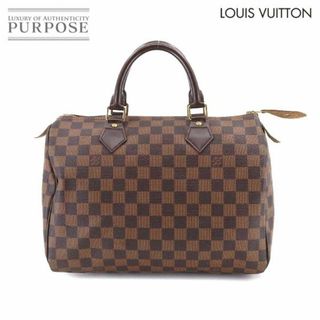 LOUIS VUITTON - ルイ ヴィトン LOUIS VUITTON ダミエ スピーディ 30 ハンド バッグ エベヌ N41531 ブラウン ゴールド 金具 VLP 90206601