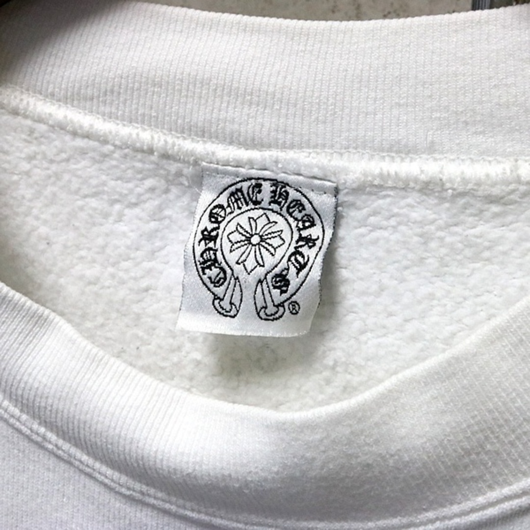 Chrome Hearts(クロムハーツ)のCHROME HEARTS 銀座店 クロムハーツ オールド ダガー スウェット 長袖 メンズ size:M 白 94781 メンズのトップス(スウェット)の商品写真