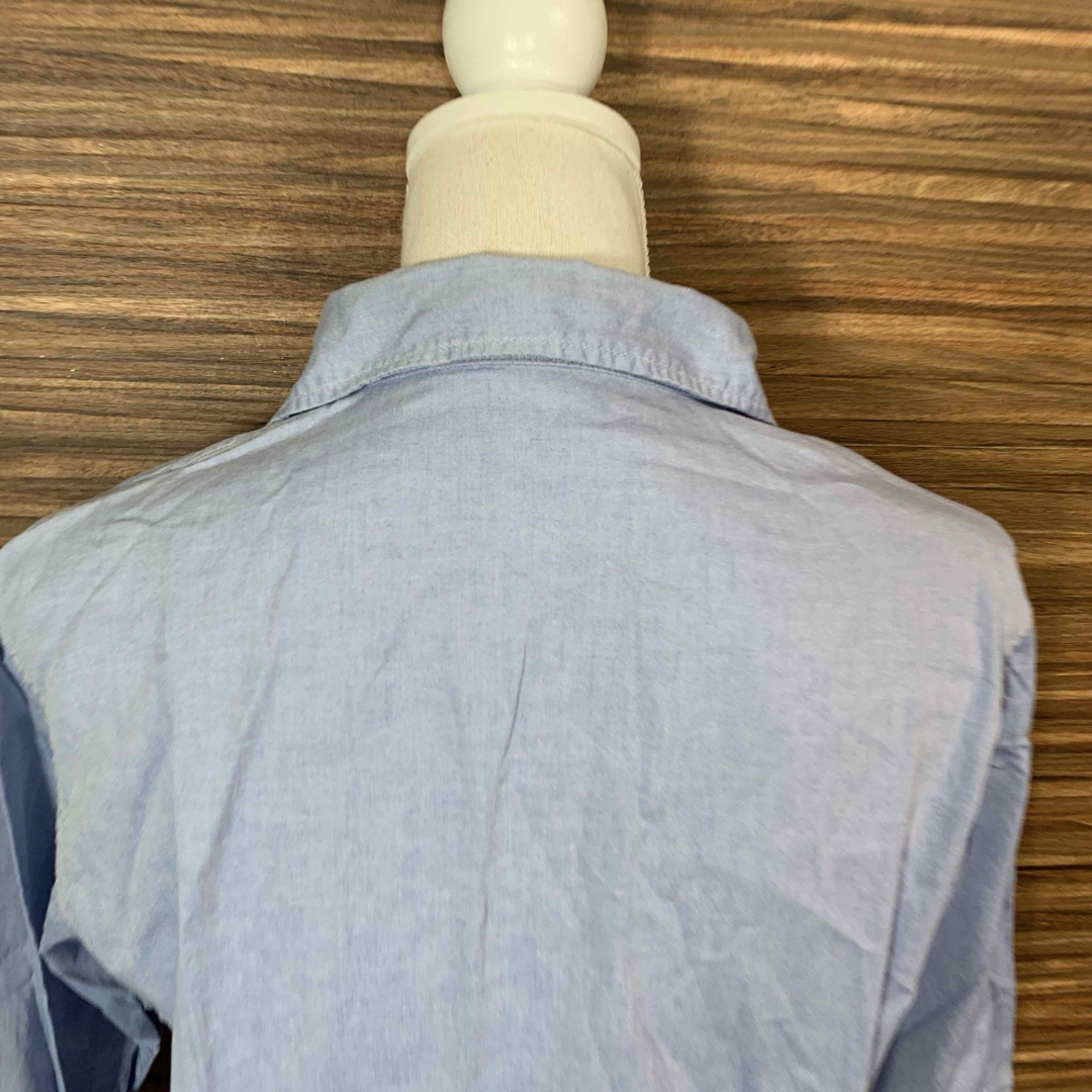 URBAN RESEARCH(アーバンリサーチ)のアーバンリサーチ シャツ 38サイズ M相当 水色 青 ブルー 長袖 無地 レディースのトップス(シャツ/ブラウス(長袖/七分))の商品写真