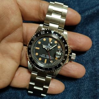 GMT-MASTER Ref.1675 オマージュ R LOGO NH34(腕時計(アナログ))