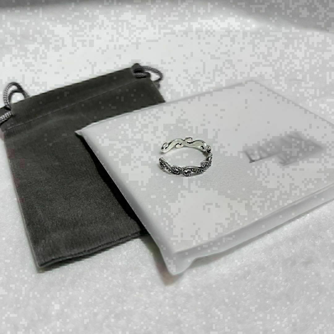 カレンシルバー　シルバー　リング　指輪　レディース　メンズ　シンプル　925 レディースのアクセサリー(リング(指輪))の商品写真