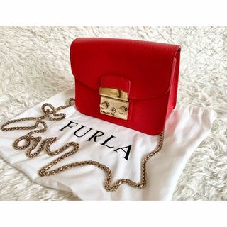 フルラ(Furla)のFURLA フルラ メトロポリス ショルダーバッグ　赤(ショルダーバッグ)