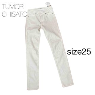 TSUMORI CHISATO - TSUNAMI CHISATOドクロ  オフホワイトデニム 38