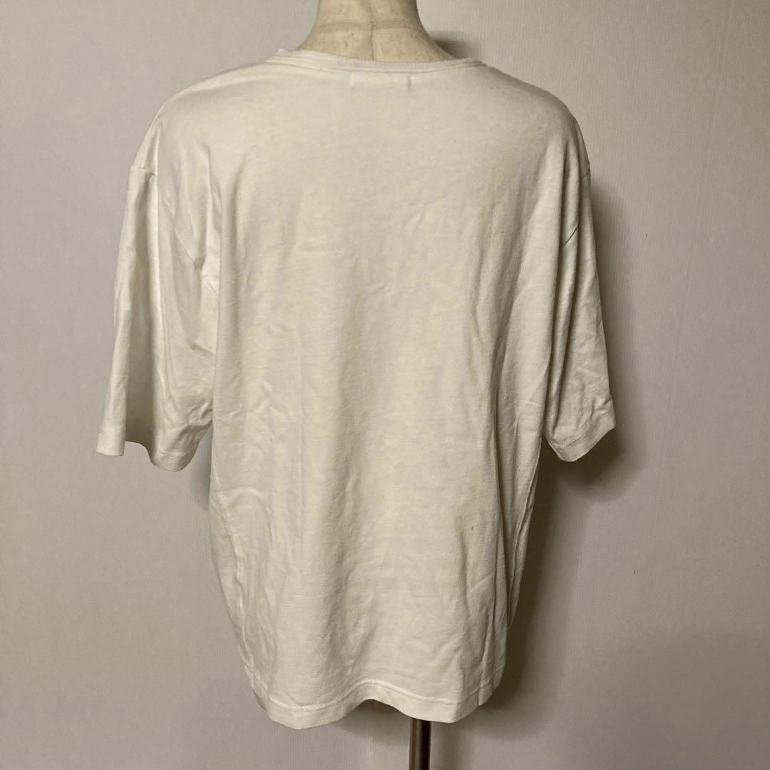 STUDIO CLIP(スタディオクリップ)のスタディオクリップ　白　半袖　厚手　Tシャツ　カジュアル　ゆったり　幅広い レディースのトップス(Tシャツ(半袖/袖なし))の商品写真