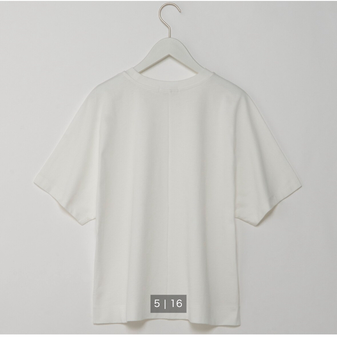 PLST(プラステ)のクールタッチコットンボックスTシャツ レディースのトップス(Tシャツ(半袖/袖なし))の商品写真