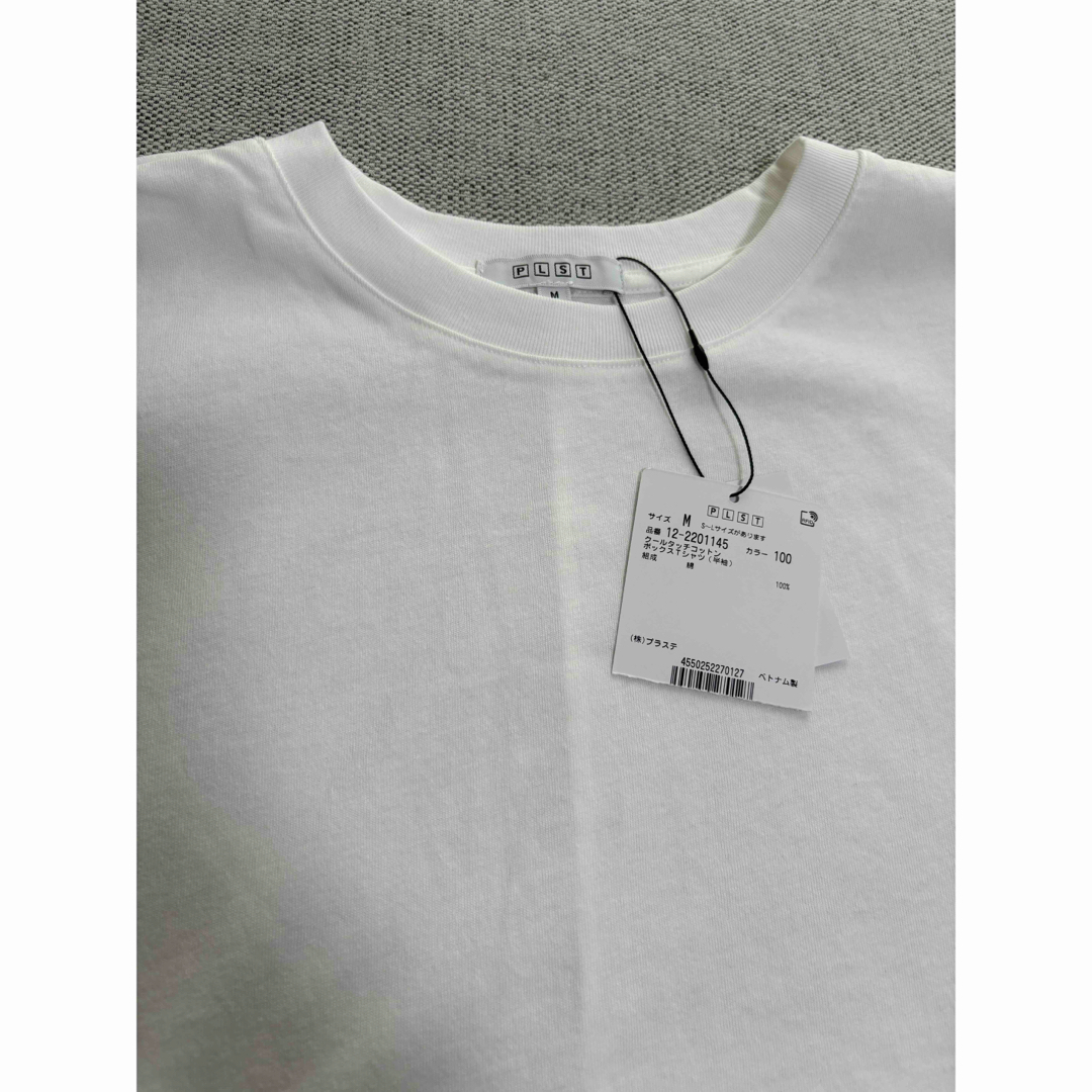 PLST(プラステ)のクールタッチコットンボックスTシャツ レディースのトップス(Tシャツ(半袖/袖なし))の商品写真