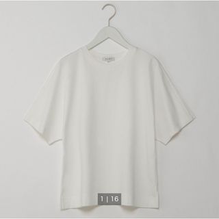 クールタッチコットンボックスTシャツ　白