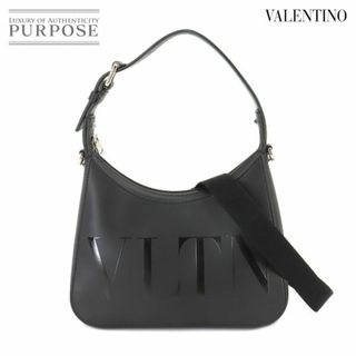 未使用 展示品 ヴァレンティノ ガラヴァーニ VALENTINO GARAVANI VLTN ショルダー バッグ レザー ブラック 2B0B62 VLP 90216972