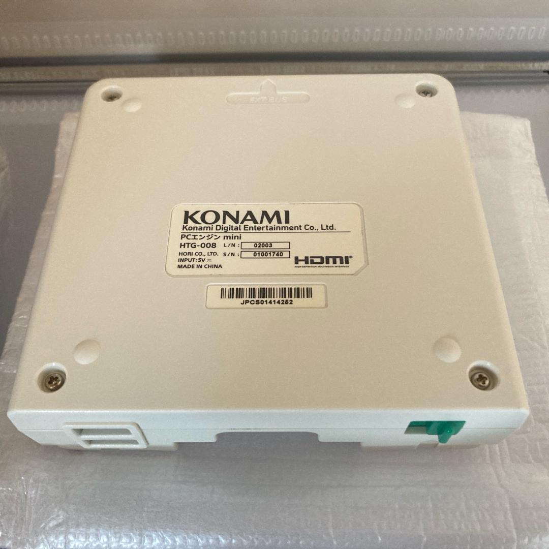 KONAMI(コナミ)のKONAMI PCエンジンmini 開封・使用済　中古品 エンタメ/ホビーのゲームソフト/ゲーム機本体(その他)の商品写真