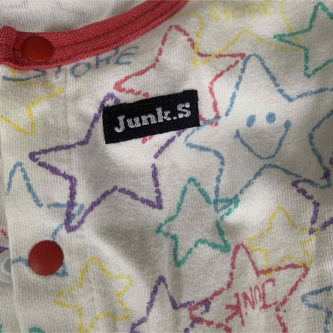 JUNK STORE(ジャンクストアー)のJUNK STORE♡ロンパース♡70 キッズ/ベビー/マタニティのベビー服(~85cm)(ロンパース)の商品写真