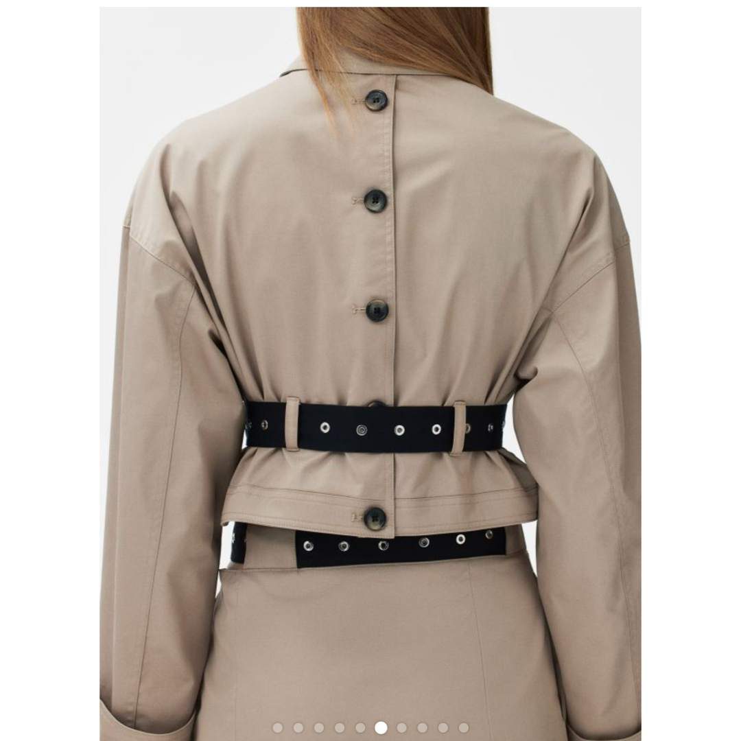 TOMORROWLAND - h&m rokh ツイルクロップドジャケット Sサイズ TOMORROWLAND - h&m rokh ツイルクロップドジャケット Sサイズ