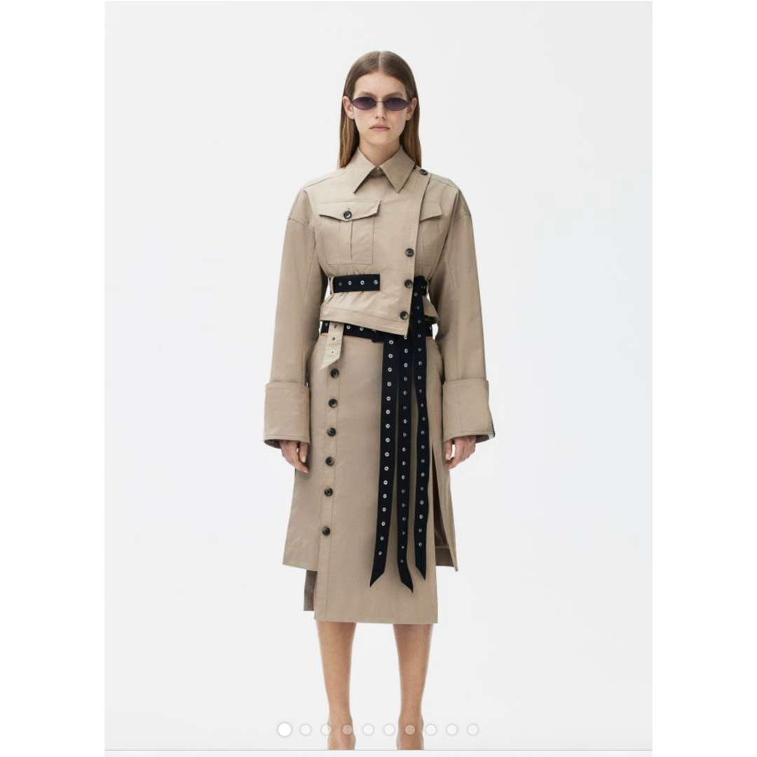 TOMORROWLAND - h&m rokh ツイルクロップドジャケット Sサイズ TOMORROWLAND - h&m rokh ツイルクロップドジャケット Sサイズ