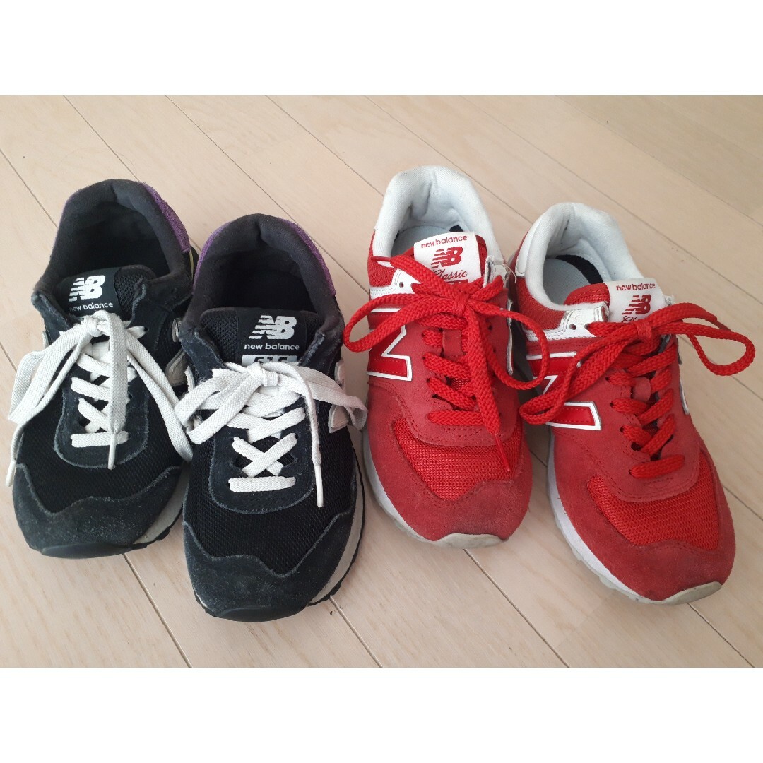 New Balance(ニューバランス)のnew balance　22㎝ キッズ/ベビー/マタニティのキッズ靴/シューズ(15cm~)(スニーカー)の商品写真