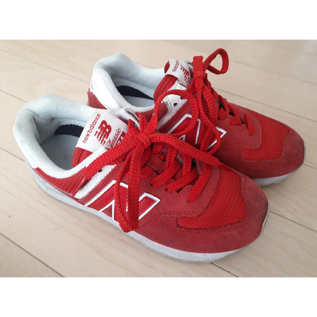 New Balance(ニューバランス)のnew balance　22㎝ キッズ/ベビー/マタニティのキッズ靴/シューズ(15cm~)(スニーカー)の商品写真