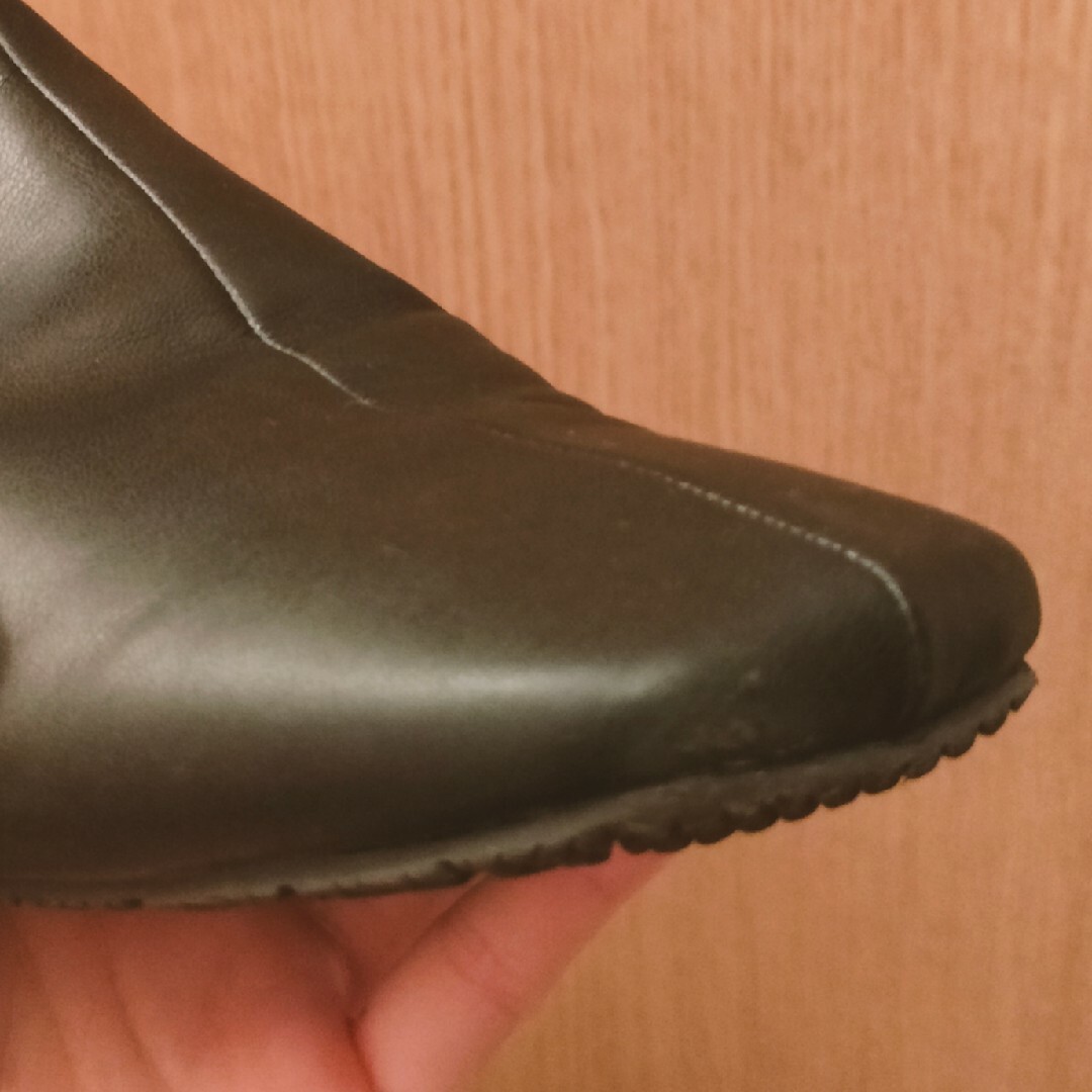 ショートブーツ　25.0-25.5cm ブラック レディースの靴/シューズ(ブーツ)の商品写真