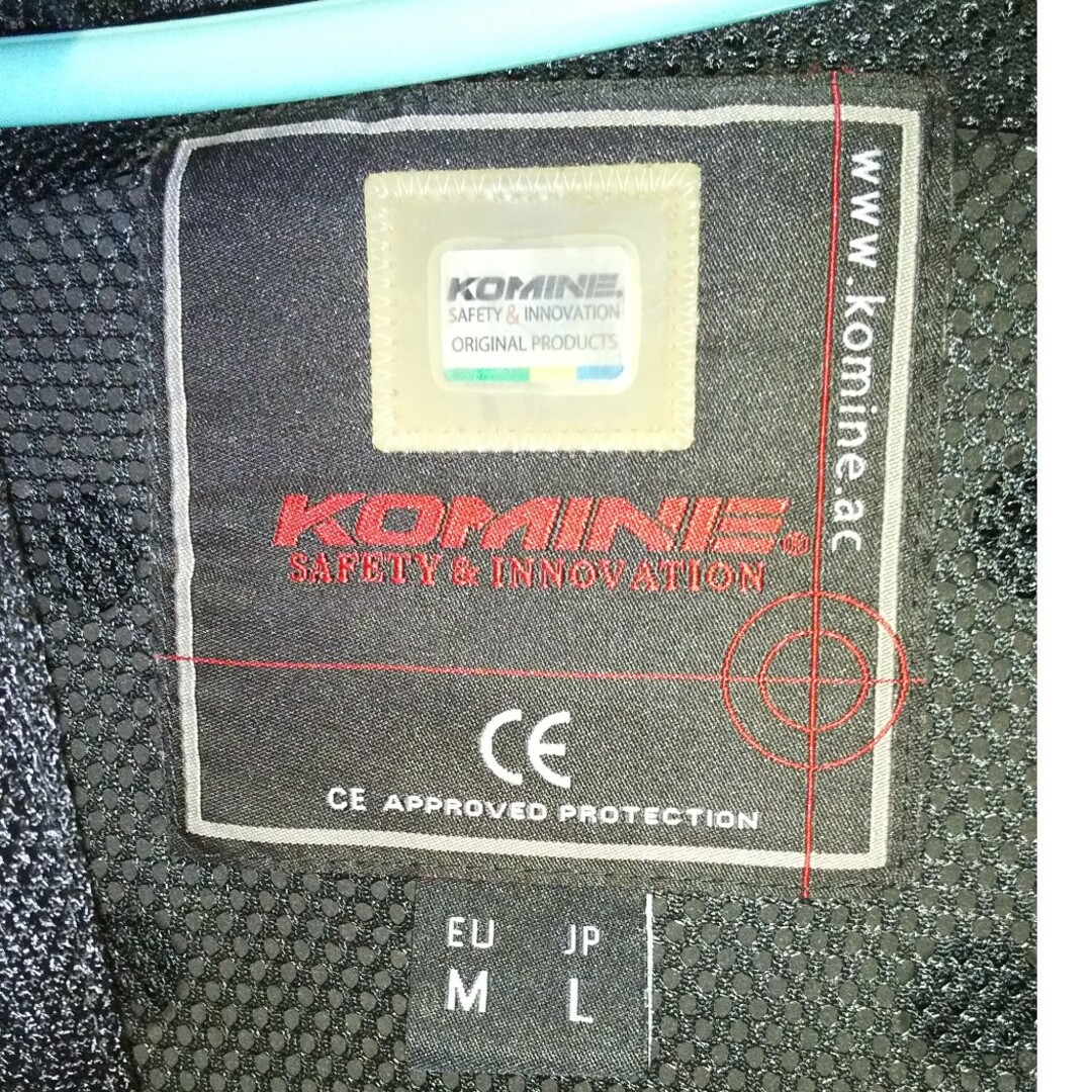 KOMINE(コミネ)のコミネ メッシュパーカー L  ブラック メンズのジャケット/アウター(ライダースジャケット)の商品写真