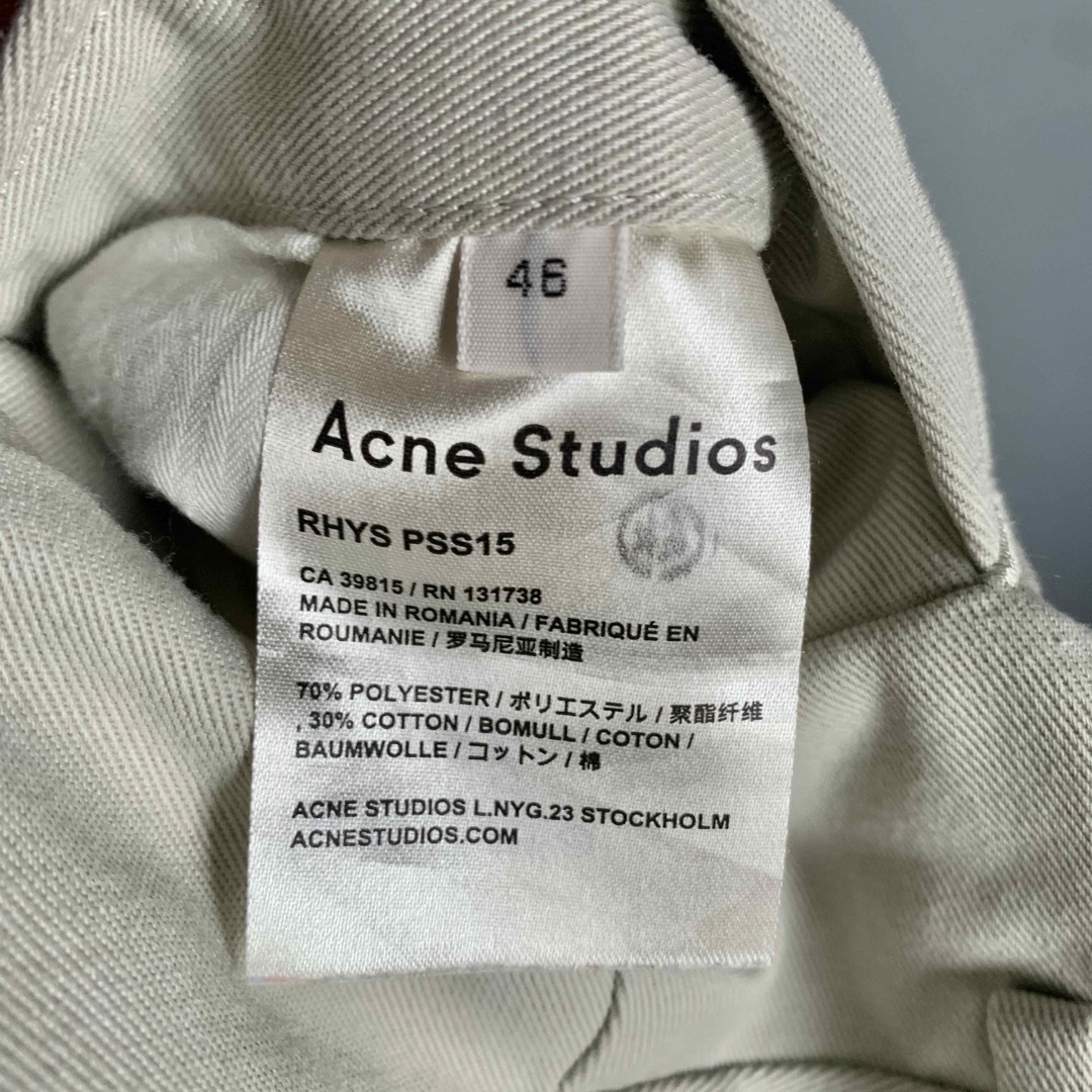 Acne Studios(アクネストゥディオズ)のACNE STUDIOS RHYS バミューダショーツ アクネ ショートパンツ メンズのパンツ(ショートパンツ)の商品写真