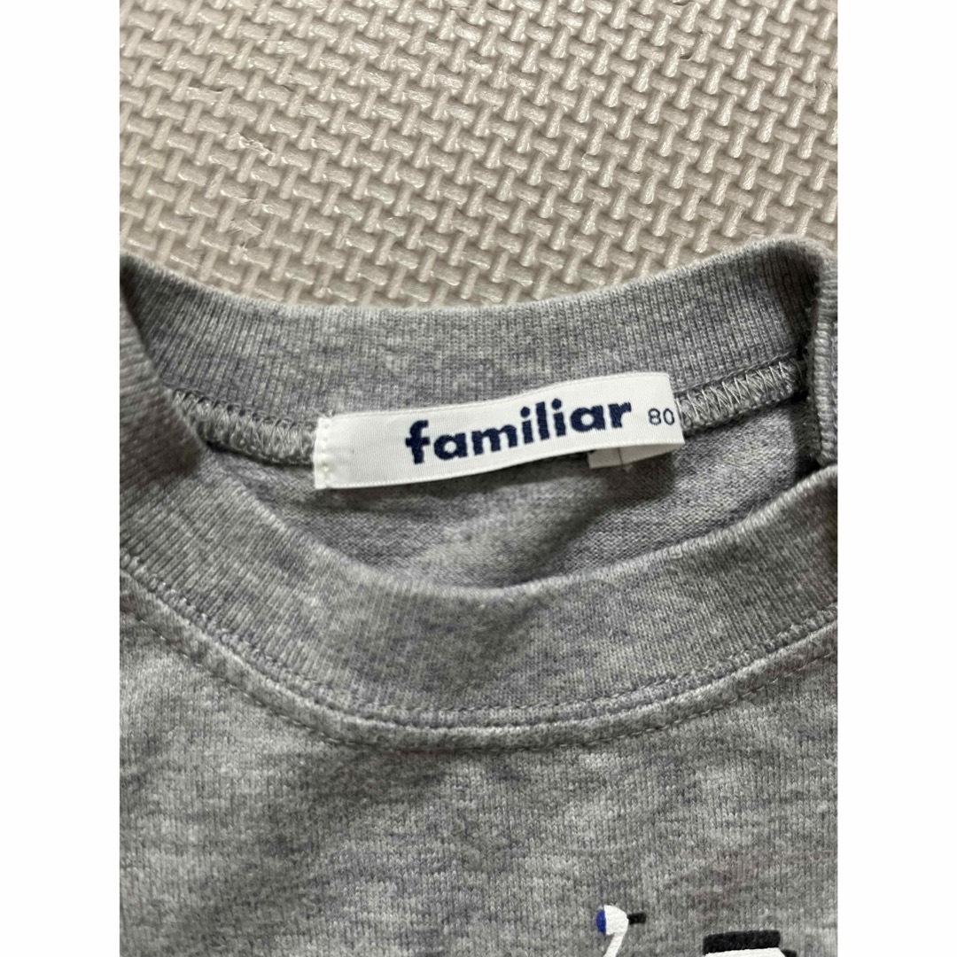 familiar(ファミリア)のファミリア　familiar 半袖　Tシャツ　80 はたらくくるま キッズ/ベビー/マタニティのキッズ服男の子用(90cm~)(Tシャツ/カットソー)の商品写真