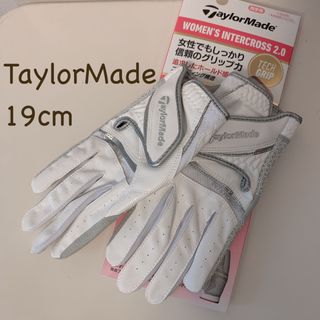 テーラーメイド(TaylorMade)のTaylorMade  両手グローブ レディス19cm white(ウエア)