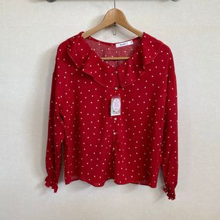 ニコアンド(niko and...)の新品　ニコアンド   ブラウス　M(シャツ/ブラウス(長袖/七分))