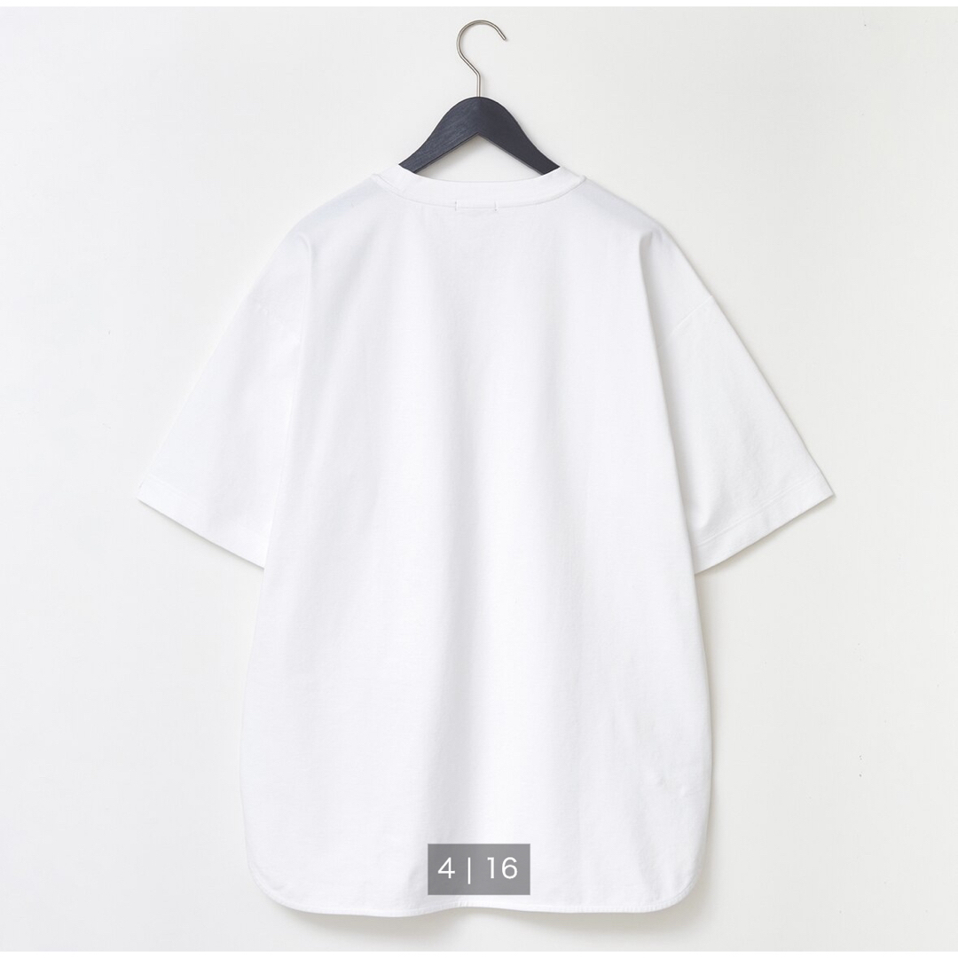 PLST(プラステ)のストレッチコットンブレンドラウンドテール レディースのトップス(Tシャツ(半袖/袖なし))の商品写真