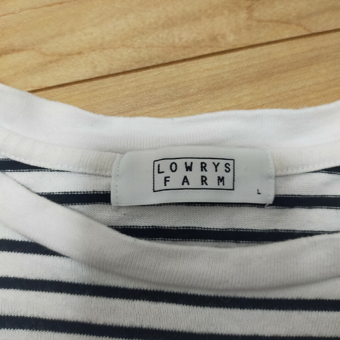 LOWRYS FARM(ローリーズファーム)のL　ロンＴ　ボーダー　LOWRYS レディースのトップス(カットソー(長袖/七分))の商品写真