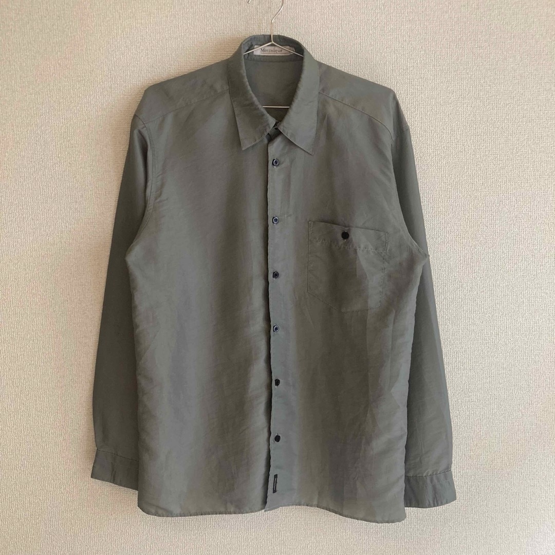 STONE ISLAND(ストーンアイランド)のMatinique dress shirt L size メンズのトップス(シャツ)の商品写真