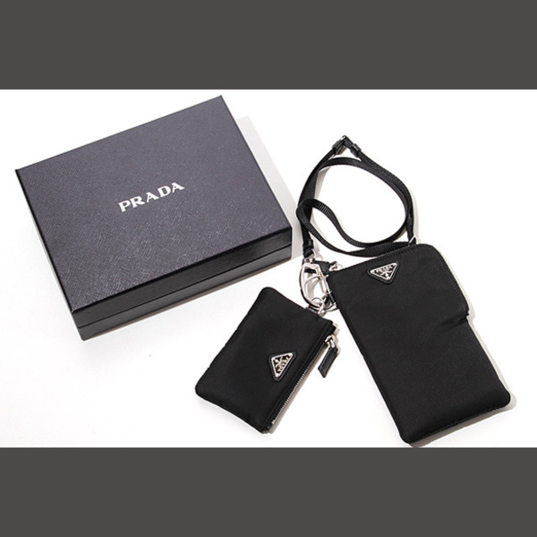 PRADA(プラダ)のPRADA プラダ ネックポーチ フォンケース ブラック 2TT091 メンズのファッション小物(その他)の商品写真