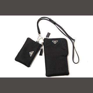 プラダ(PRADA)のPRADA プラダ ネックポーチ フォンケース ブラック 2TT091(その他)