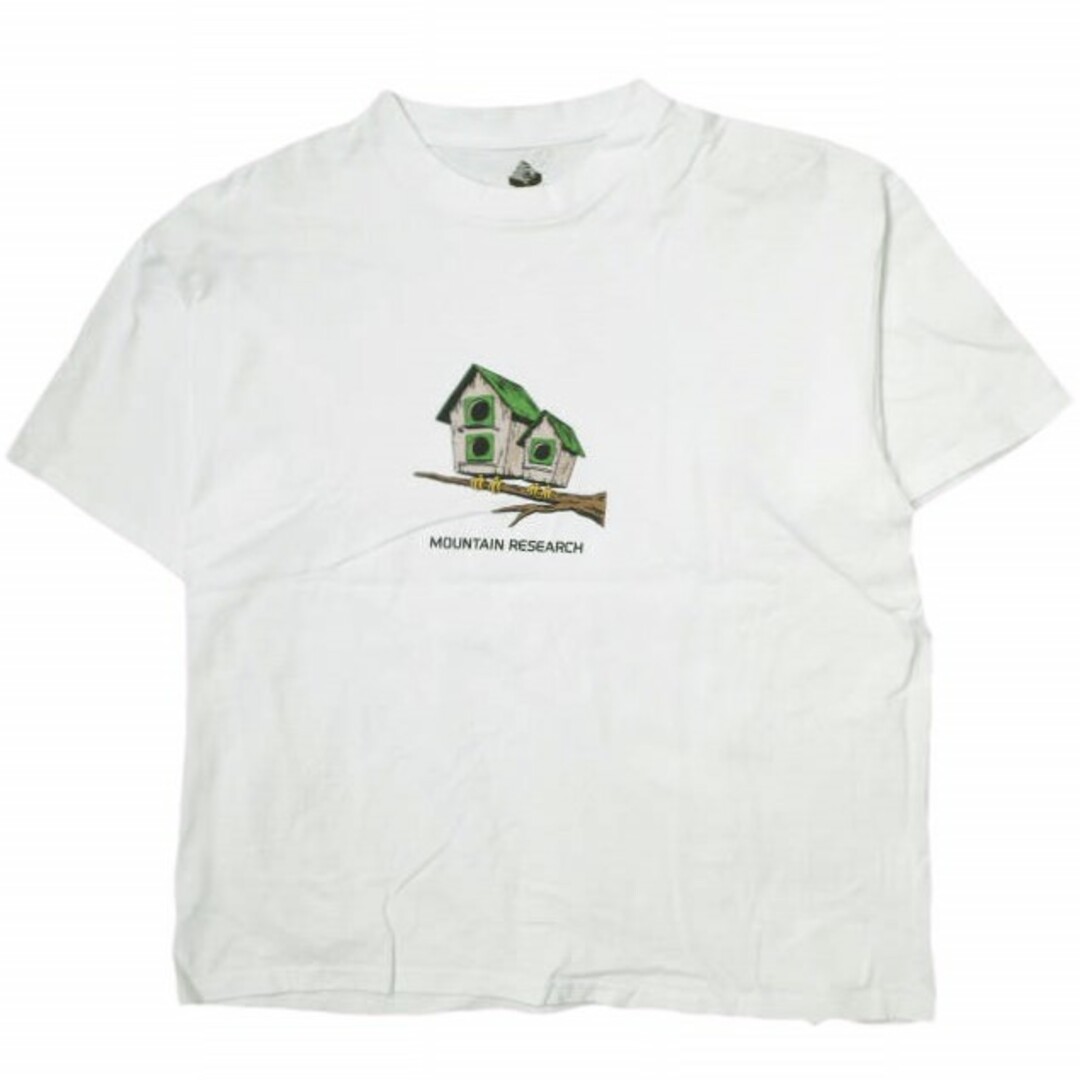 MOUNTAIN RESEARCH(マウンテンリサーチ)のMOUNTAIN RESEARCH マウンテンリサーチ 23SS KOYA-DORI OYAKO 小屋鳥親子Tシャツ MTR-3760 M WHITE 半袖 トップス【中古】【MOUNTAIN RESEARCH】 メンズのトップス(Tシャツ/カットソー(半袖/袖なし))の商品写真