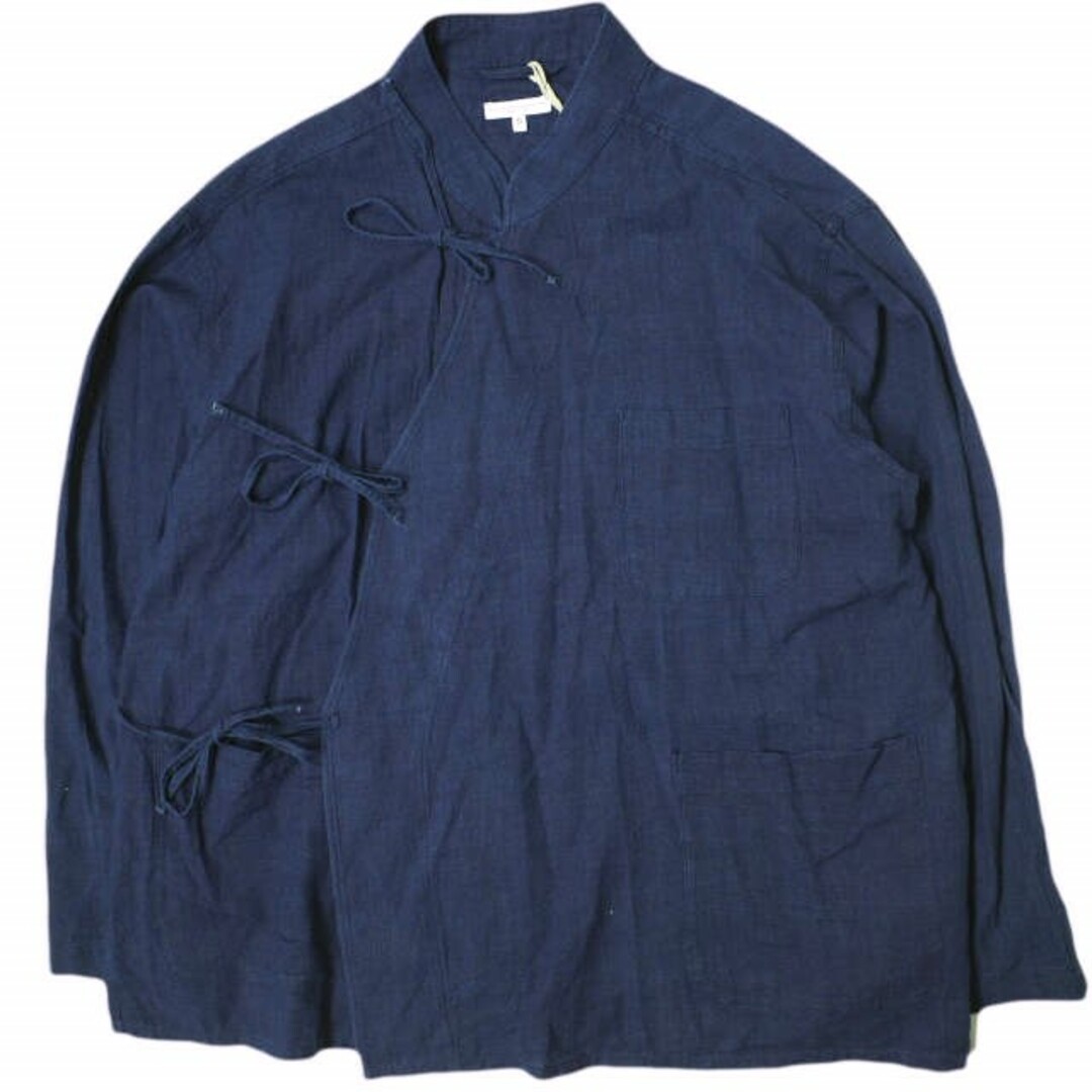 Engineered Garments(エンジニアードガーメンツ)のEngineered Garments エンジニアードガーメンツ 23SS アメリカ製 Tibet Shirt Cotton Voile チベットシャツ コットンボイル S Navy 作務衣 シャツジャケット トップス【新古品】【中古】【Engineered Garments】 メンズのトップス(シャツ)の商品写真