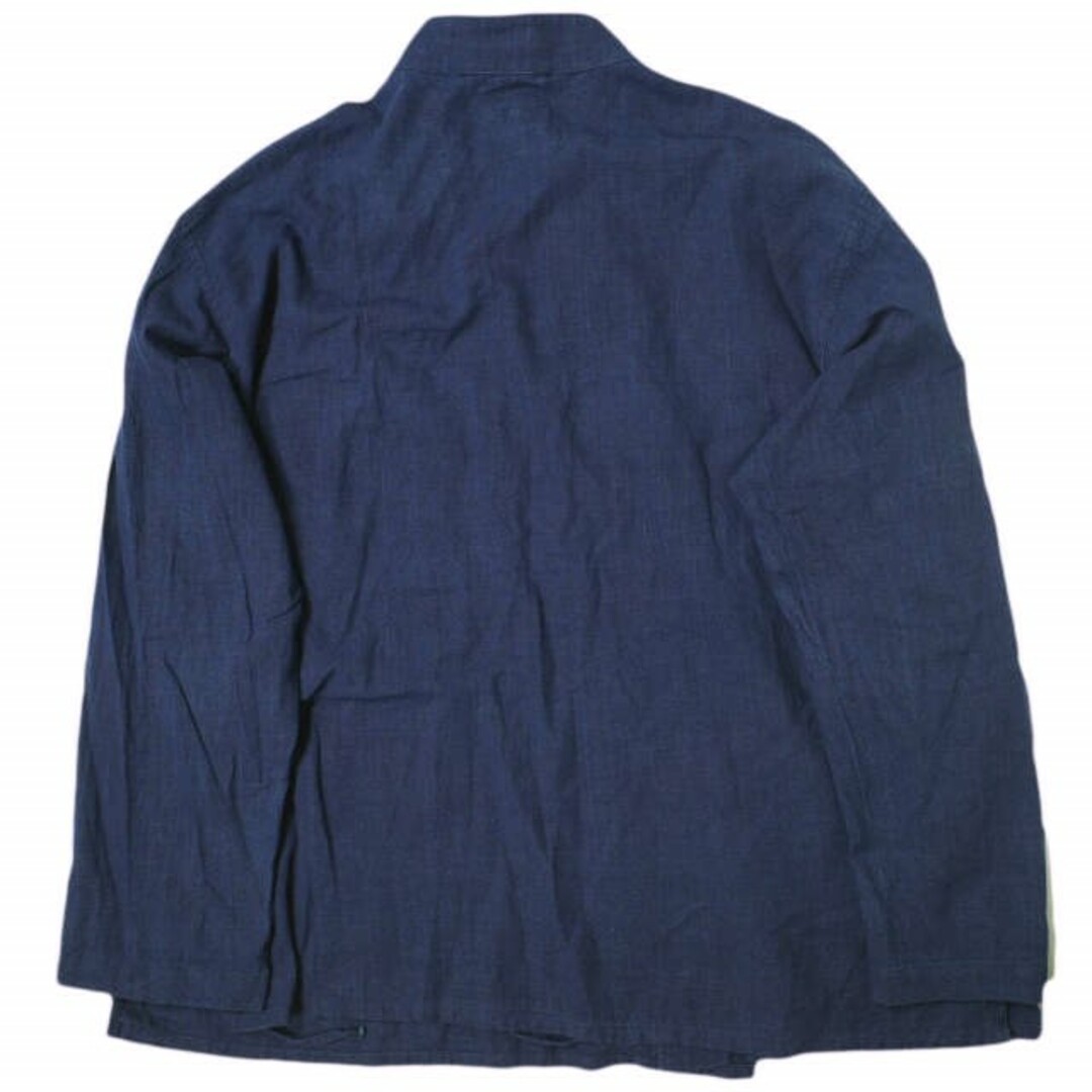 Engineered Garments(エンジニアードガーメンツ)のEngineered Garments エンジニアードガーメンツ 23SS アメリカ製 Tibet Shirt Cotton Voile チベットシャツ コットンボイル S Navy 作務衣 シャツジャケット トップス【新古品】【中古】【Engineered Garments】 メンズのトップス(シャツ)の商品写真