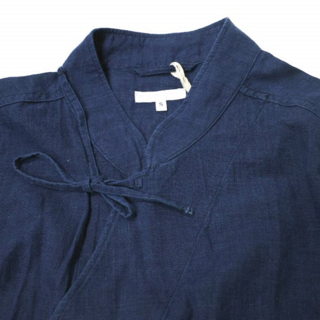 Engineered Garments(エンジニアードガーメンツ)のEngineered Garments エンジニアードガーメンツ 23SS アメリカ製 Tibet Shirt Cotton Voile チベットシャツ コットンボイル S Navy 作務衣 シャツジャケット トップス【新古品】【中古】【Engineered Garments】 メンズのトップス(シャツ)の商品写真