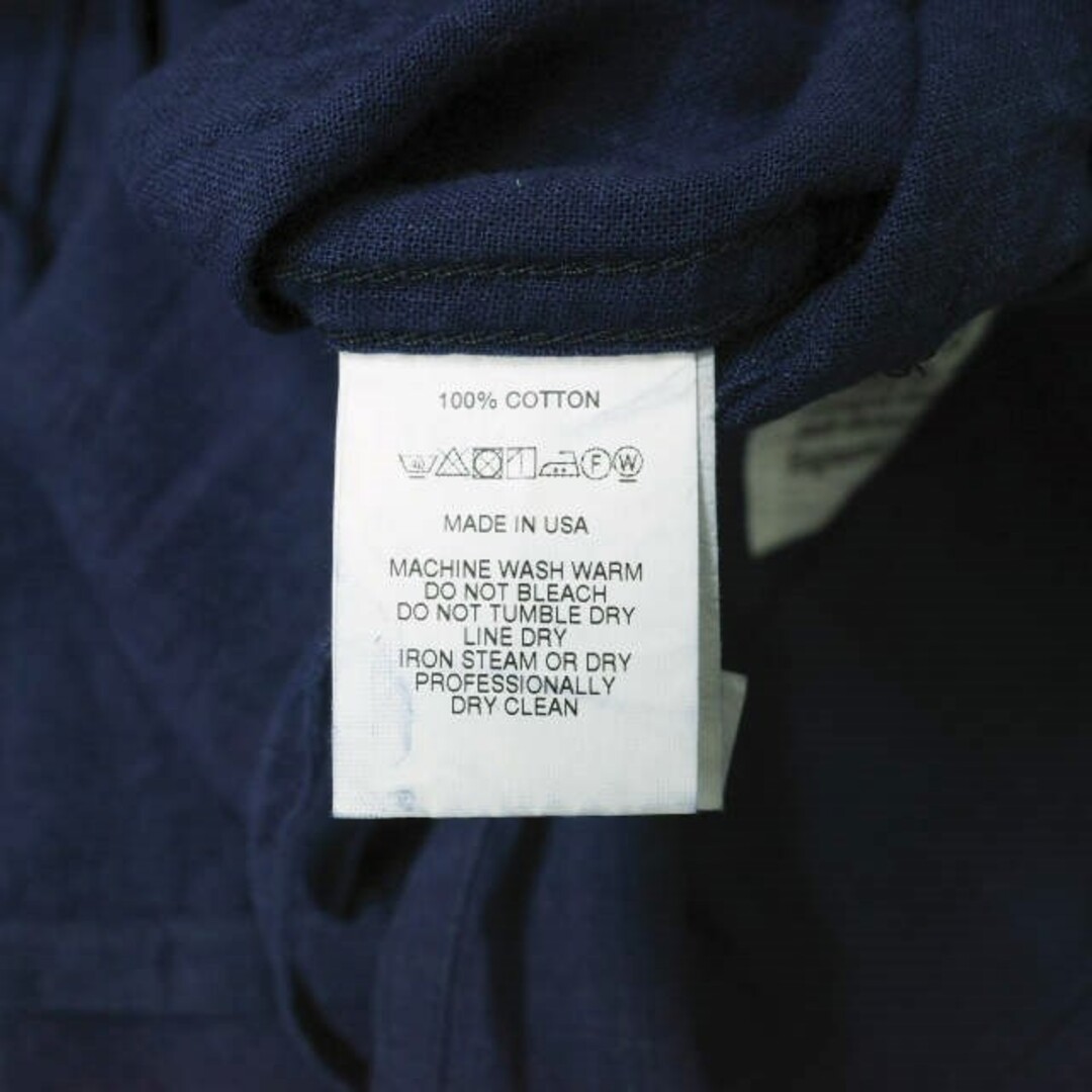 Engineered Garments(エンジニアードガーメンツ)のEngineered Garments エンジニアードガーメンツ 23SS アメリカ製 Tibet Shirt Cotton Voile チベットシャツ コットンボイル S Navy 作務衣 シャツジャケット トップス【新古品】【中古】【Engineered Garments】 メンズのトップス(シャツ)の商品写真