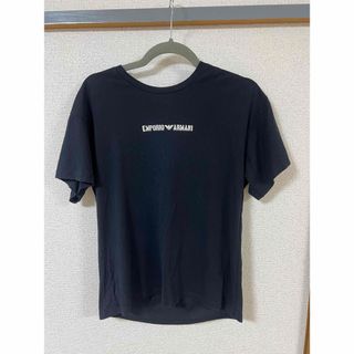 ジョルジオアルマーニ(Giorgio Armani)のジョルジオアルマーニ　エンポリオアルマーニ　tシャツ 黒(Tシャツ/カットソー(半袖/袖なし))