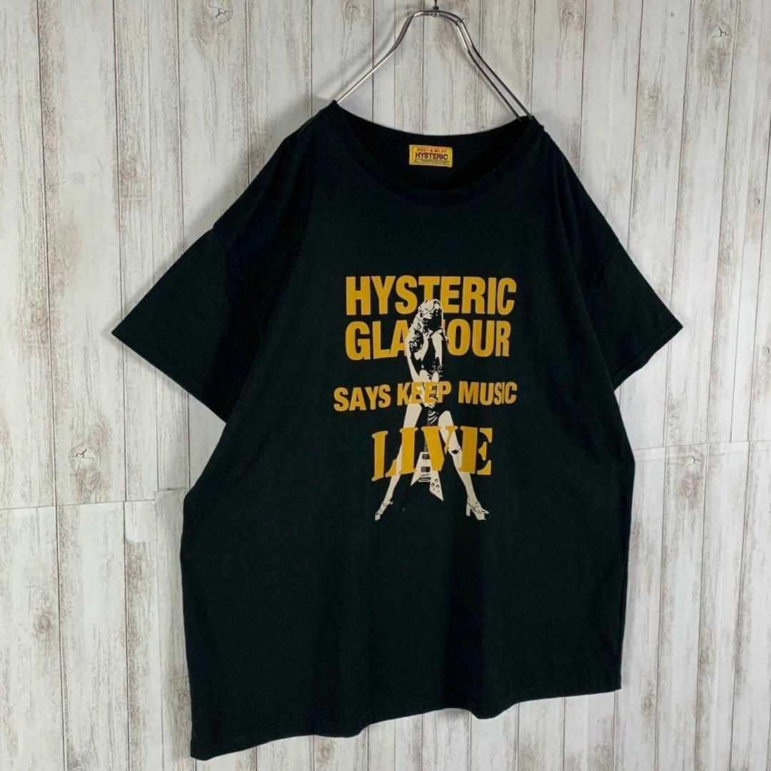 HYSTERIC GLAMOUR(ヒステリックグラマー)の【超絶希少モデル】ヒステリックグラマー ギターガール 即完売 希少 Tシャツ メンズのトップス(Tシャツ/カットソー(半袖/袖なし))の商品写真