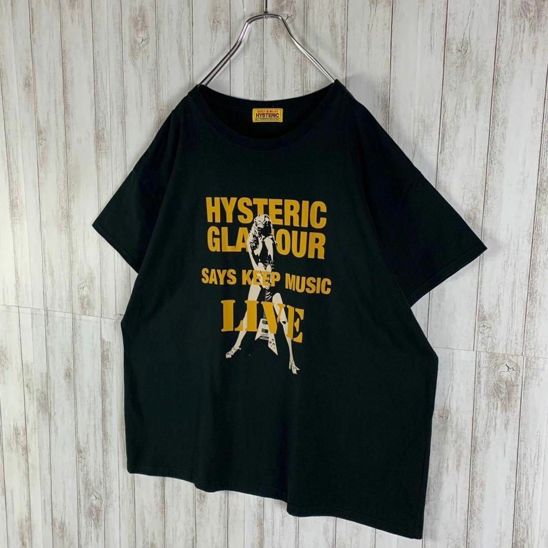 HYSTERIC GLAMOUR(ヒステリックグラマー)の【超絶希少モデル】ヒステリックグラマー ギターガール 即完売 希少 Tシャツ メンズのトップス(Tシャツ/カットソー(半袖/袖なし))の商品写真