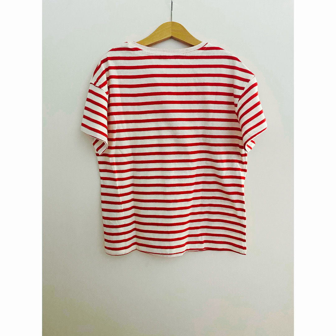 ZARA KIDS(ザラキッズ)のZARA KIDS ボーダーTシャツ　ストライプTシャツ　134cm キッズ/ベビー/マタニティのキッズ服女の子用(90cm~)(Tシャツ/カットソー)の商品写真