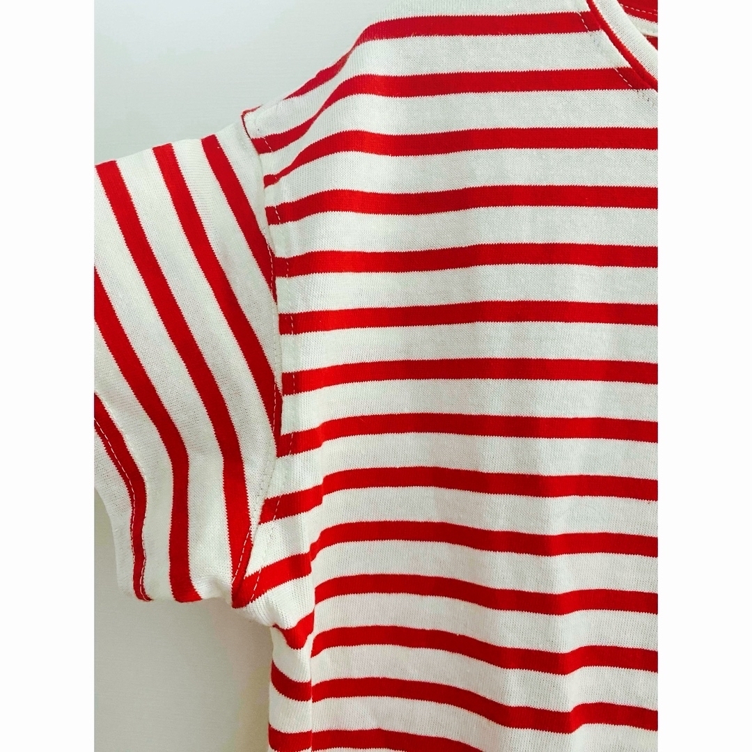 ZARA KIDS(ザラキッズ)のZARA KIDS ボーダーTシャツ　ストライプTシャツ　134cm キッズ/ベビー/マタニティのキッズ服女の子用(90cm~)(Tシャツ/カットソー)の商品写真