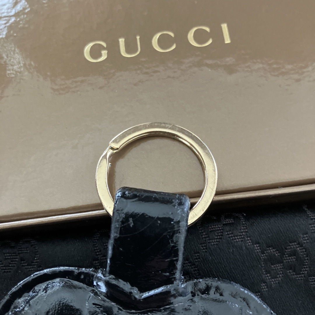 Gucci(グッチ)のGUCCI ラブリーハート　キーホルダー レディースのファッション小物(キーホルダー)の商品写真