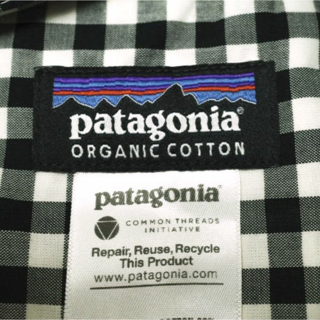 patagonia(パタゴニア)のPATAGONIA パタゴニア 12SS M's Long-Sleeved Fezzman Shirt メンズ・ロングスリーブ・フェズマン・シャツ 53935 S PHB(ブラック/ナチュラル) 長袖 ギンガムチェック トップス【中古】【PATAGONIA】 メンズのトップス(シャツ)の商品写真