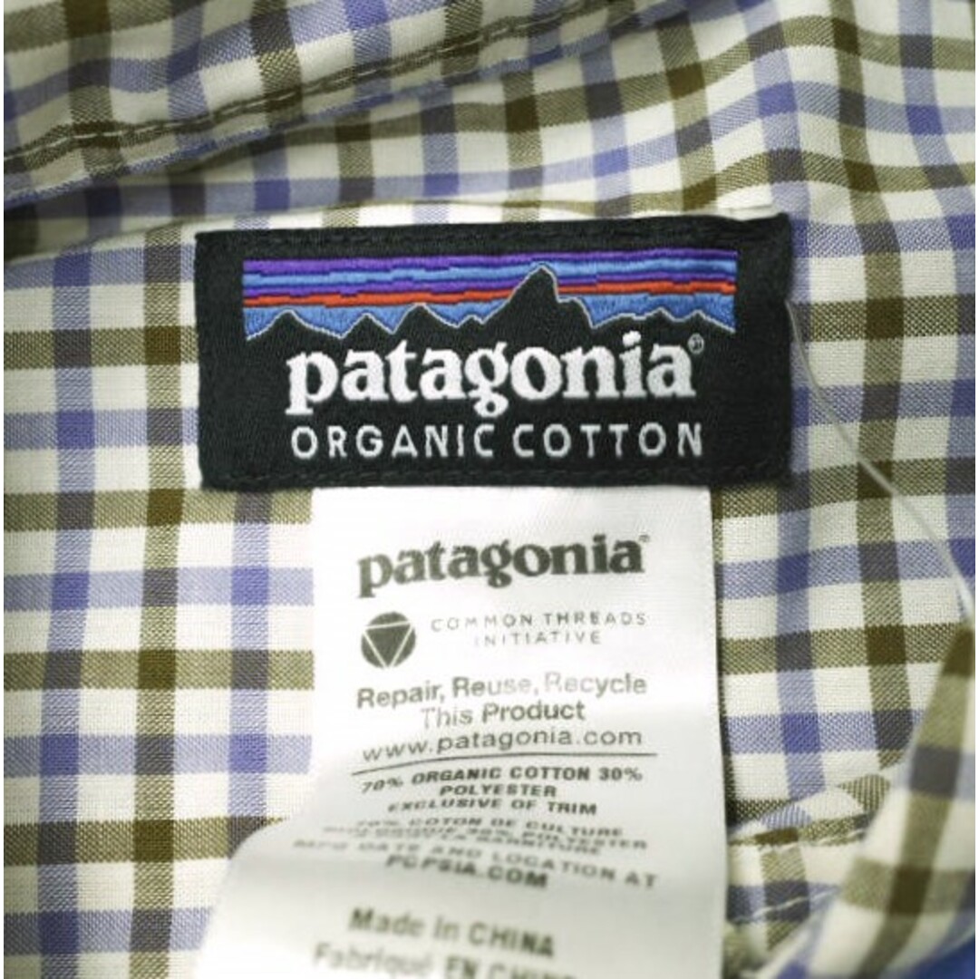 patagonia(パタゴニア)のPATAGONIA パタゴニア 12SS M's Fezzman Shirt メンズ・フェズマン・シャツ 53962 S WHK(パープル/ブラウン) 半袖 チェック トップス【新古品】【中古】【PATAGONIA】 メンズのトップス(シャツ)の商品写真