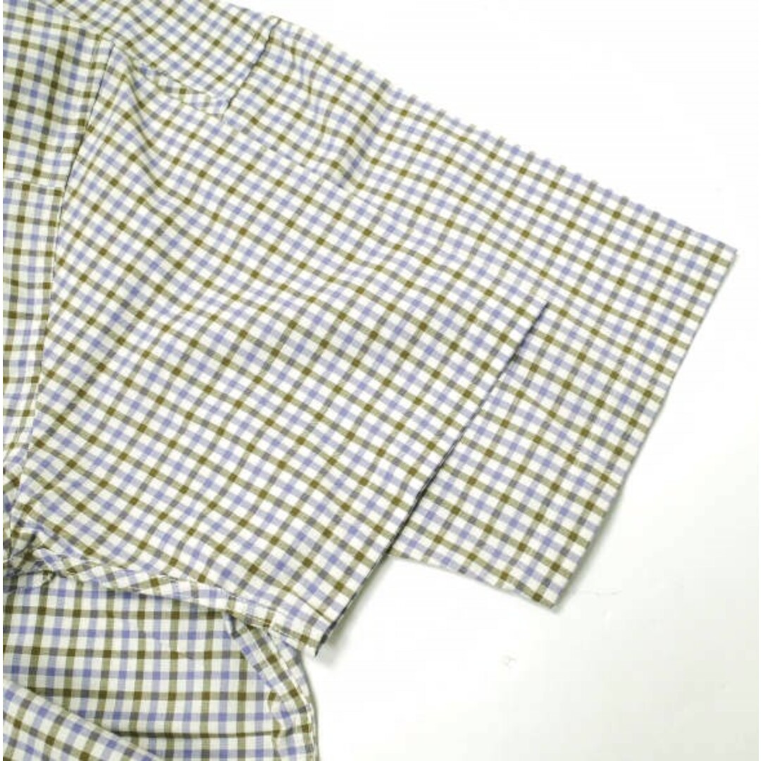 patagonia(パタゴニア)のPATAGONIA パタゴニア 12SS M's Fezzman Shirt メンズ・フェズマン・シャツ 53962 S WHK(パープル/ブラウン) 半袖 チェック トップス【新古品】【中古】【PATAGONIA】 メンズのトップス(シャツ)の商品写真