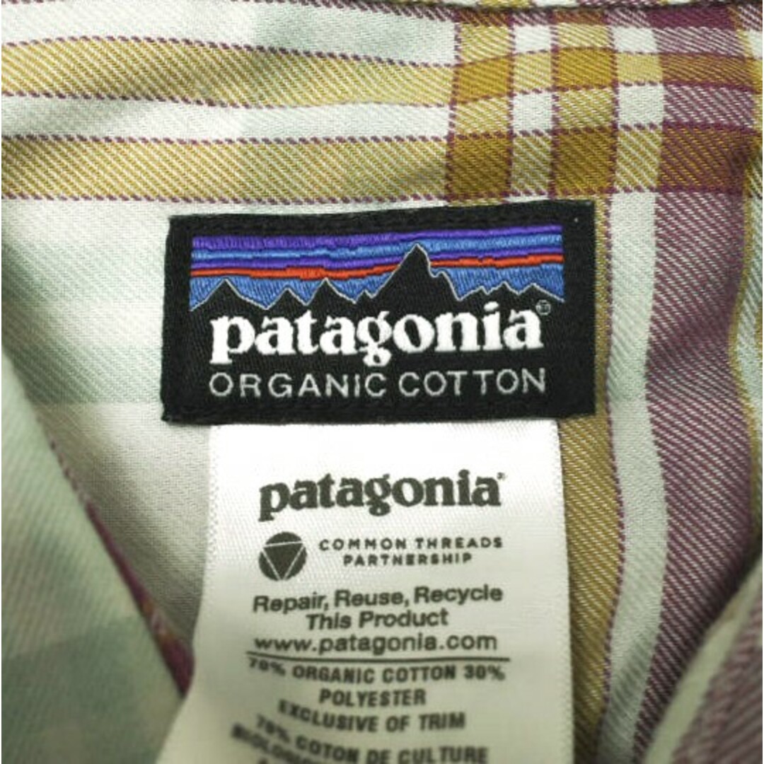 patagonia(パタゴニア)のPATAGONIA パタゴニア 13SS M'S L/S BUCKSHOT SHIRT メンズ・ロングスリーブ・バックショット・シャツ 53856 S CBW(パープル/オフホワイト) 長袖 チェック フランネル トップス【中古】【PATAGONIA】 メンズのトップス(シャツ)の商品写真